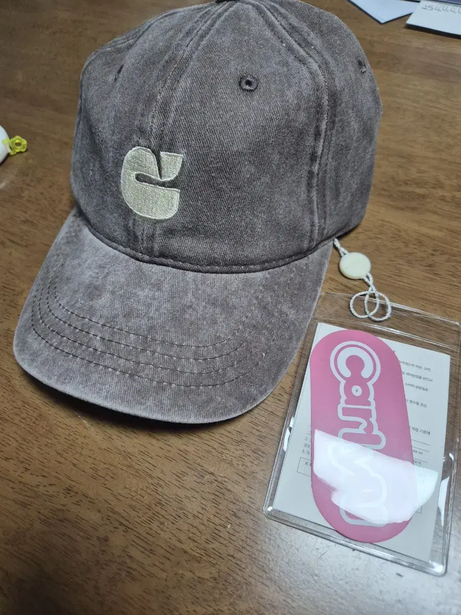CARLYN | 칼린 Carlyn New Logo Washed Ball Cap rina Hat Brown
